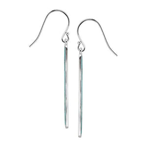 Silpada 'Turquoise Drop' Compressed Turquoise Drop Earrings in Sterling Silver