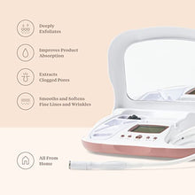 Load image into Gallery viewer, Trophy Skin MicrodermMD - At Home Microdermabrasion Kit - Anti Aging and Acne Treatment - Contains Real Diamond and Pore Extractor Tips to Rejuvenate Skin and Reduce Acne Scars - White
