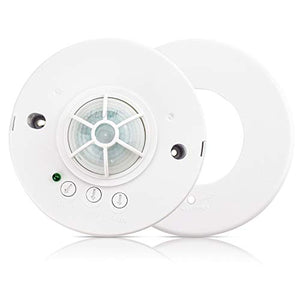 J.LUMI YCA1001 Ceiling Mount Motion Sensor Switch, 360 Occupancy Sensor, High Sensitivity PIR Motion Sensor Light Switch, Ceiling Motion Sensor (110V-277VAC)