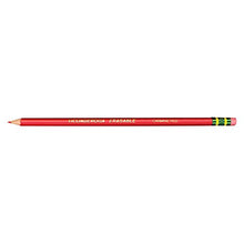 Load image into Gallery viewer, Ticonderoga Erasable Checking Pencils with Eraser, Pre-sharpened, Red, 12-Pack (14259)

