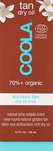 Load image into Gallery viewer, COOLA Organic Sunless Self Tanner Dry Oil Mist, Dermatologist Tested Anti-Aging Skin Care, Vegan and Non-GMO, Piña Colada, 3.4 Fl Oz
