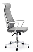 Load image into Gallery viewer, Allguest Office Chair Home Computer Chair White High Back Armrest Ergonomic Adjustable Lumbar Support Mesh Nylon AG-876FH-W
