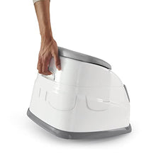 Load image into Gallery viewer, Ingenuity Baby Base 2-in-1 Booster Feeding and Floor Seat with Self-Storing Tray, Slate
