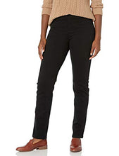Load image into Gallery viewer, Gloria Vanderbilt womens Amanda Classic High Rise Tapered Jeans, Black, 4P Short US
