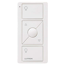 Load image into Gallery viewer, Lutron 3-Button with Raise/Lower Pico Remote for Caseta Wireless Smart Lighting Dimmer Switch, PJ2-3BRL-WH-L01R, White
