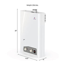 Load image into Gallery viewer, Eccotemp FVI12-LP Liquid Propane Gas Tankless Water Heaters, White
