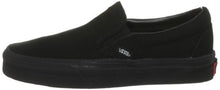 Load image into Gallery viewer, Vans Slip-On¿ Core Classics, Black/Black (Canvas), 5 Women / 3.5 Men M US
