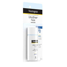 Load image into Gallery viewer, Neutrogena Ultra Sheer Liquid Daily Facial Sunscreen with Broad Spectrum SPF 70, Non-Comedogenic, Oil-Free &amp; PABA-Free Weightless UVA/UVB Sun Protection, 1.4 fl. oz
