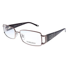 Load image into Gallery viewer, Versace VE 1163B 1333 Pink Gold Metal Rectangle Eyeglasses 52mm
