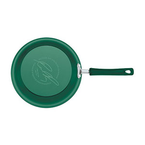 Rachael Ray Porcelain Enamel Aluminum Nonstick 14 piece Cookware Set (Fennel Green)