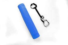 Load image into Gallery viewer, Mind Reader YOGAPVC-BLU All Purpose Extra Thick Yoga Fitness &amp; Exercise Mats with Carrying Strap, High Density Anti-Tear, Blue
