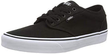 Load image into Gallery viewer, Vans Men's Atwood Canvas' Low-Top Sneakers, Black/White, 9.5
