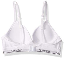 Load image into Gallery viewer, Calvin Klein Girls' Little Seamless Hybrid Bra, Classic White, 30A
