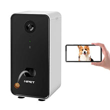 Load image into Gallery viewer, NPET Smart Pet Camera Dog Treat Dispenser, WiFi Pet Monitor Indoor with 2-Way Audio, Night Vision, APP Control Compatible with Alexa for Dogs &amp; Cats
