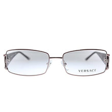 Load image into Gallery viewer, Versace VE 1163B 1333 Pink Gold Metal Rectangle Eyeglasses 52mm
