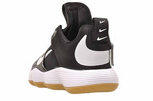 Load image into Gallery viewer, Nike Women's React Hyperset Volleyball Shoe, CI2956-010 (Black/White/Gum Light Brown, 8.5)
