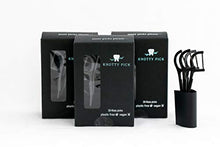 Load image into Gallery viewer, Knotty Floss Bamboo Activated Charcoal with Grapefruit Seed Extract Floss Picks - Eco-friendly, pick is made of natural CORNSTARCH not plastic! Vegan - 3 Pack
