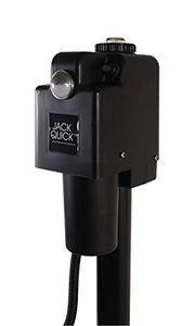 Quick Products JQ-3500B-7P Power A-Frame Electric Tongue Jack with 7-Way Plug - 3,650 lbs. Lift Capacity, Black