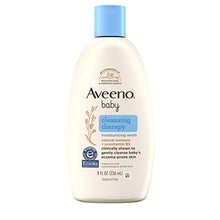 Load image into Gallery viewer, Aveeno Baby Cleansing Therapy Moisturizing Baby Body Wash with Natural Oatmeal &amp; ProVitamin B5, Gentle Tear-Free Baby Bath Wash for Sensitive &amp; Eczema-Prone Skin, Hypoallergenic, 8 oz
