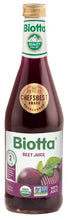 Load image into Gallery viewer, Biotta Organic Beet Juice - 100% Natural Beetroot Superfood - Helps Support Blood Pressure, Brain, Stamina &amp; Energy - Natural Nitric Oxide &amp; Potassium Booster - Gluten Free (16.9 Fl Oz, Pk of 6)
