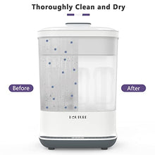 Load image into Gallery viewer, HAUTURE Baby Bottle Sterilizer and Dryer, 6-in-1 Electric Steam Sterilizer for Baby Bottles, Pacifier, Breast Pump- Touch Screen &amp; Auto-Off Bottle Sanitizer, White
