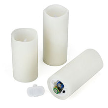 Load image into Gallery viewer, RY King Battery Operated Flameless Candles 4&quot; 5&quot; 6&quot; 7&quot; 8&quot; 9&quot; Set of 9 Real Wax Pillar LED Flickering Candles with Remote Control and Timer
