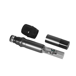 Wireless Microphone System Frequency A 8 Channel Microphone UHF 4 Handheld Mic 4 Headset 4 Lavalier Bodypack 4 Lapel Mic Karaoke System Church Speaking Conference Wedding Party Ktv