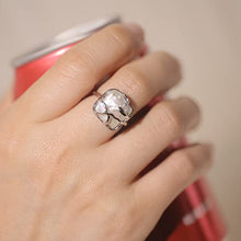 Load image into Gallery viewer, SEEMSAY Silver Baroque Pearl Ring for women 925 Sterling Silver Ring

