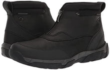 Load image into Gallery viewer, Clarks Men's Grove Zip Waterproof Ankle Boot, Black Leather, 10

