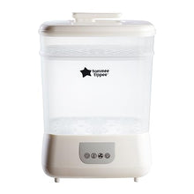 Load image into Gallery viewer, Tommee Tippee Steridryer Electric Steam Sterilizer and Dryer for Baby Bottles and Accessories, Kills Viruses* and 99.9% of Bacteria, White
