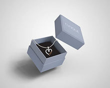 Load image into Gallery viewer, Evoque Round Cut Natural &amp; Treated Black Diamond Pendant Necklace (1/10 Ctw) - Jewelry for Women with 18" Sterling Silver Chain
