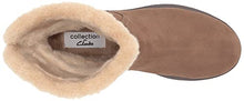 Load image into Gallery viewer, Clarks Women's Aveleigh Pull Warmlined Waterproof Fashion Boot, Dark Khaki Waxy Suede, 9
