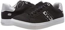 Load image into Gallery viewer, Dockers by Gerli Women's 44ma202-680155 Low-Top Sneakers, Black (Schwarz/Silber 155) 3 UK
