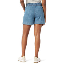 Load image into Gallery viewer, Signature by Levi Strauss &amp; Co. Gold Label Women's Pull On A-Line Shorts (Standard and Plus), (New) Blue Dahlia, X-Large

