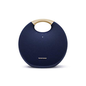 Harman Kardon Onyx Studio 6 - IPX7 Waterproof Wireless Bluetooth Speaker System w/Rechargeable Battery, Built-in Microphone (Blue)