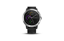 Load image into Gallery viewer, Garmin 010-01769-01 Vivoactive 3, GPS Smartwatch with Contactless Payments and Built-In Sports Apps, Black with Silver Hardware
