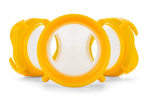 Camco 39629 Revolution Translucent Wye Fitting -Connects Two Sewer Hoses with Lug Fittings the Same Dump Station, Odor Tight Connection