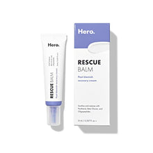 Load image into Gallery viewer, Rescue Balm Post-Blemish Recovery Cream from Hero Cosmetics - Intensive Nourishing and Calming for Dry, Red-Looking Skin After a Blemish - Dermatologist Tested and Vegan-Friendly (15 ml, 0.5 fl. oz)
