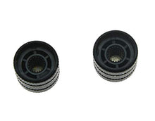 Load image into Gallery viewer, KAISH 2pcs Black Push on Fit Abalone Top Guitar Dome Knobs or Bass Knob for Tele Telecaster
