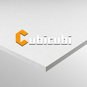 CubiCubi Modern L-Shaped Desk Computer Corner Desk, 59.1" Home Office Writing Study Workstation with Small Table, Space Saving, Easy to Assemble, White