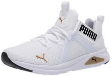 Load image into Gallery viewer, PUMA Men's Enzo 2 Sneaker, White-Gold Black, 11.5 M US
