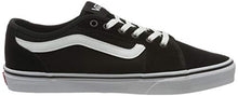 Load image into Gallery viewer, Vans Men's Filmore Decon Sneaker, Suede Canvas Blk White, 11
