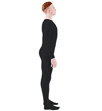 Load image into Gallery viewer, Ensnovo Adult Spandex One Piece Unitard Full Bodysuit Costume Black, XL
