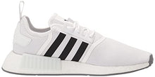 Load image into Gallery viewer, adidas Originals Men's NMD_R1 Primeknit Sneaker, White/Black/Grey, 7

