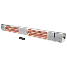 Load image into Gallery viewer, Comfort Zone CZPH30RSL 3,000-Watt/240-Volt, Hard-Wired, Wall Mounted Indoor/Outdoor Patio Heater w/Remote, Overheat Protection, Tip-Over Switch, IP65 Waterproof Rating, Mounting Hardware Included
