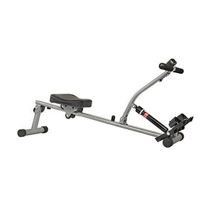 Sunny Health & Fitness SF-RW1205 Rowing Machine Rower w/ 12 Level Adjustable Resistance, Digital Monitor and 220 LB Max Weight