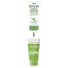Load image into Gallery viewer, Simple Kind to Skin Face Wash Cleanser for All Skin Types Moisturizing Cleanses and Hydrates 5 oz
