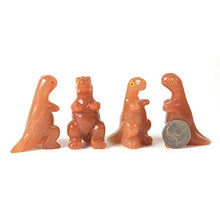 Load image into Gallery viewer, JUST IN STONES Orange Aventurine Animal Dinosaur Baby Collectible Stone Carving Art Figurine 2.6 inch
