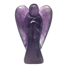 Load image into Gallery viewer, Nelson Creations, LLC Amethyst Hand-Carved Natural Gemstone Crystal Healing Angel Figurine Statue, 2 Inch
