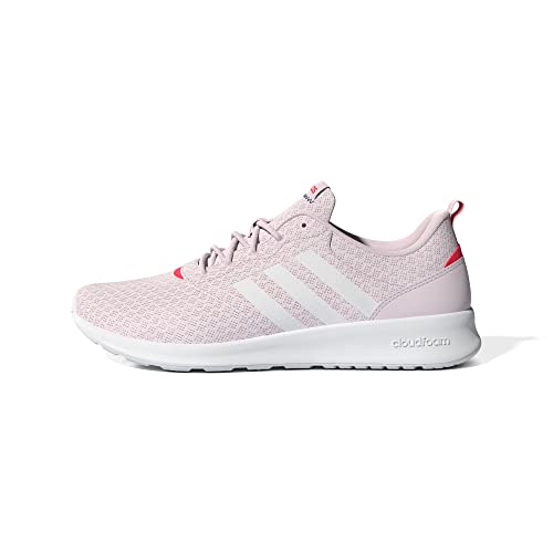 adidas Women's QT Racer 2.0 Running Shoe, Almost Pink/White/Turbo, 12
